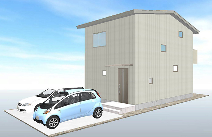 トモホーム新築分譲住宅パース